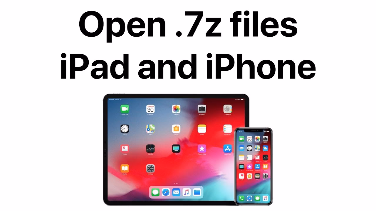 How do I unzip a 7z file on my iPhone?