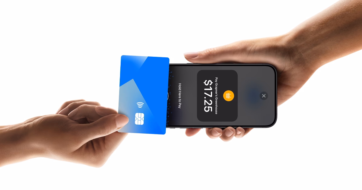 Can a merchant accept contactless payments with just an iPhone?