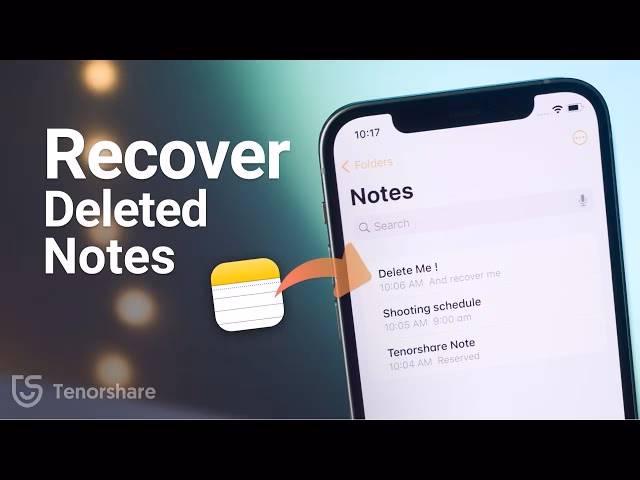 How long does it take to recover deleted notes on iPhone?