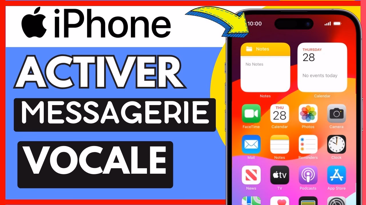 Comment activer la messagerie en direct sur iPhone ?