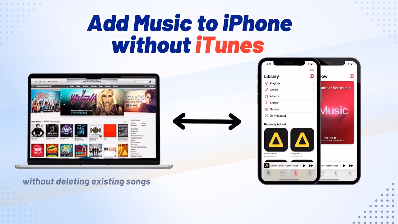 How to transfer music without iTunes?