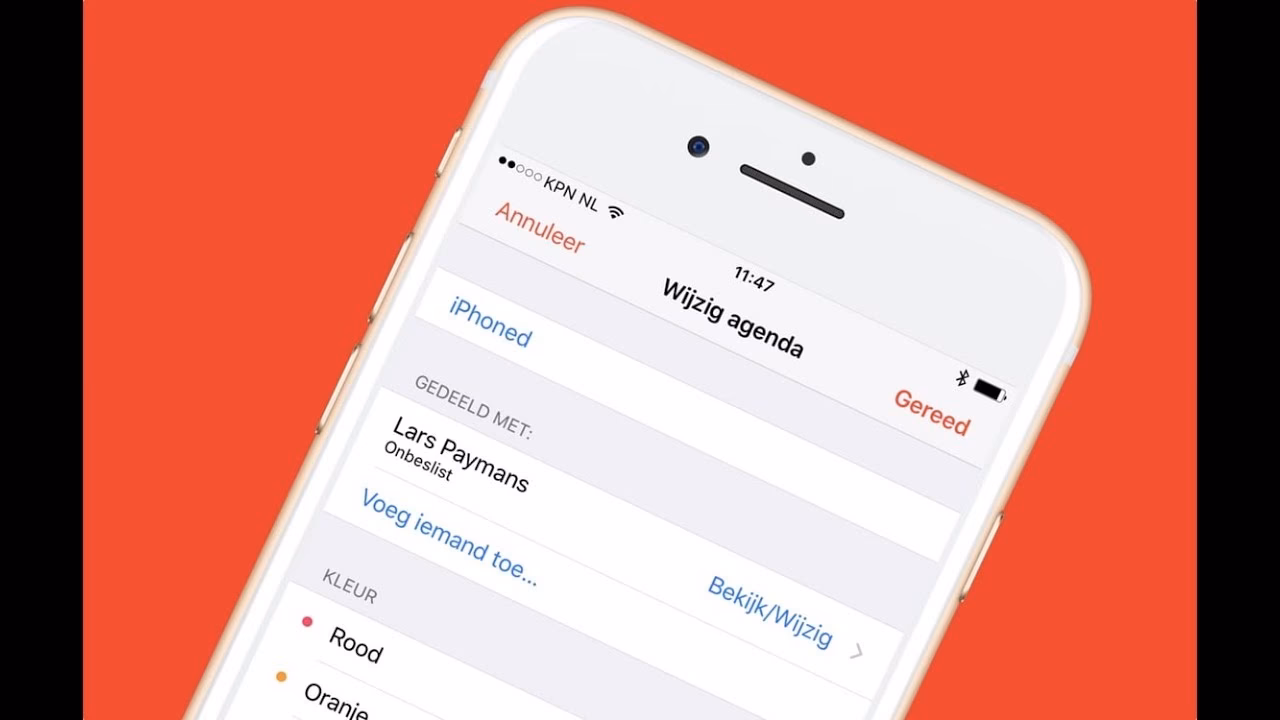 Hoe open ik de agenda-app?