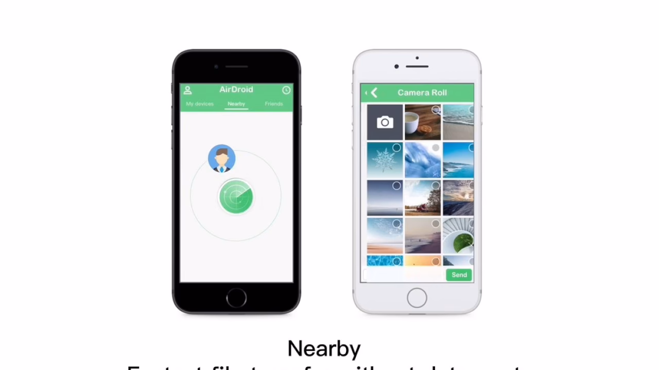 What are the features of airdroid personal iOS?