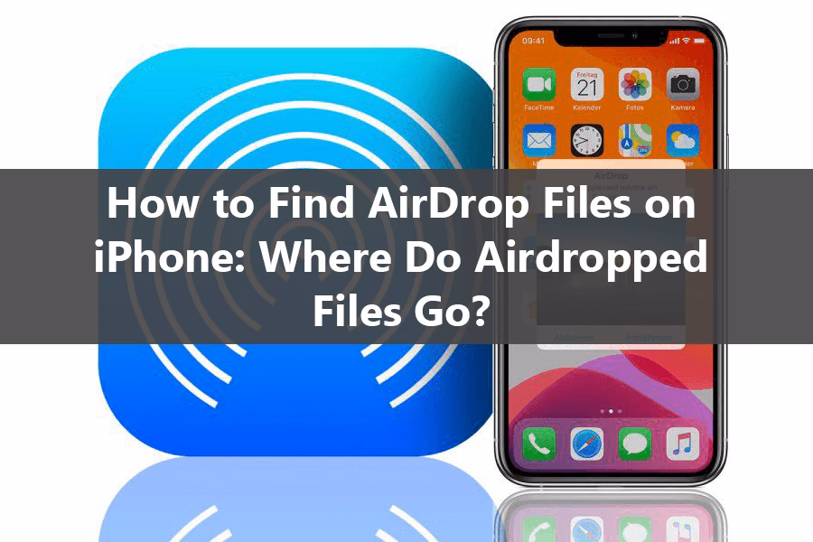 Can airdrop save files to other folders?