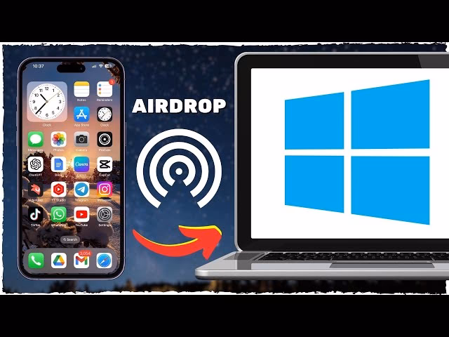 Is it possible to airdrop Windows PC files to iPhone?