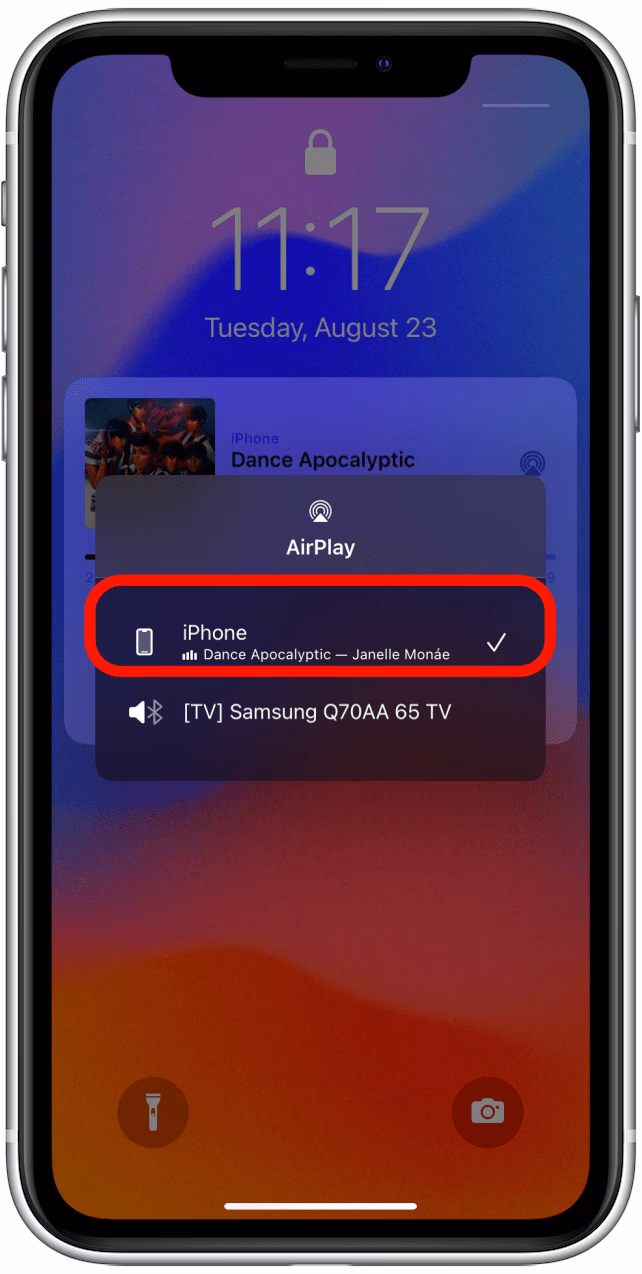 Why does airplay stop when the screen locks on my iPhone?