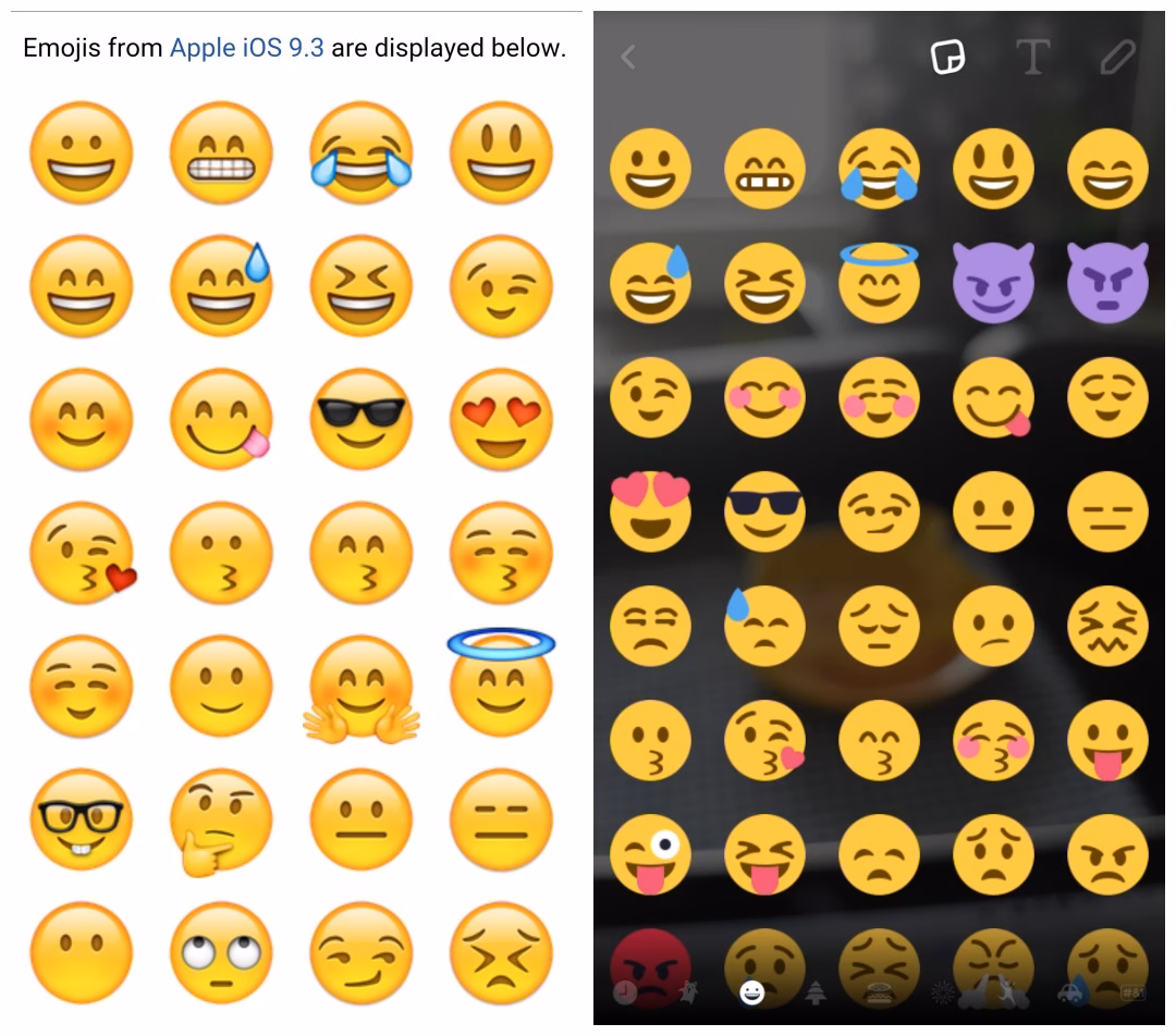 Why do emojis look different on different devices?