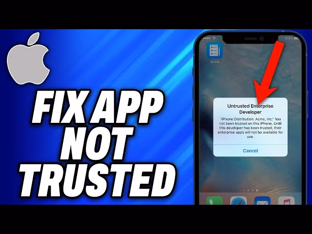 How to trust an untrusted iPhone app developer?