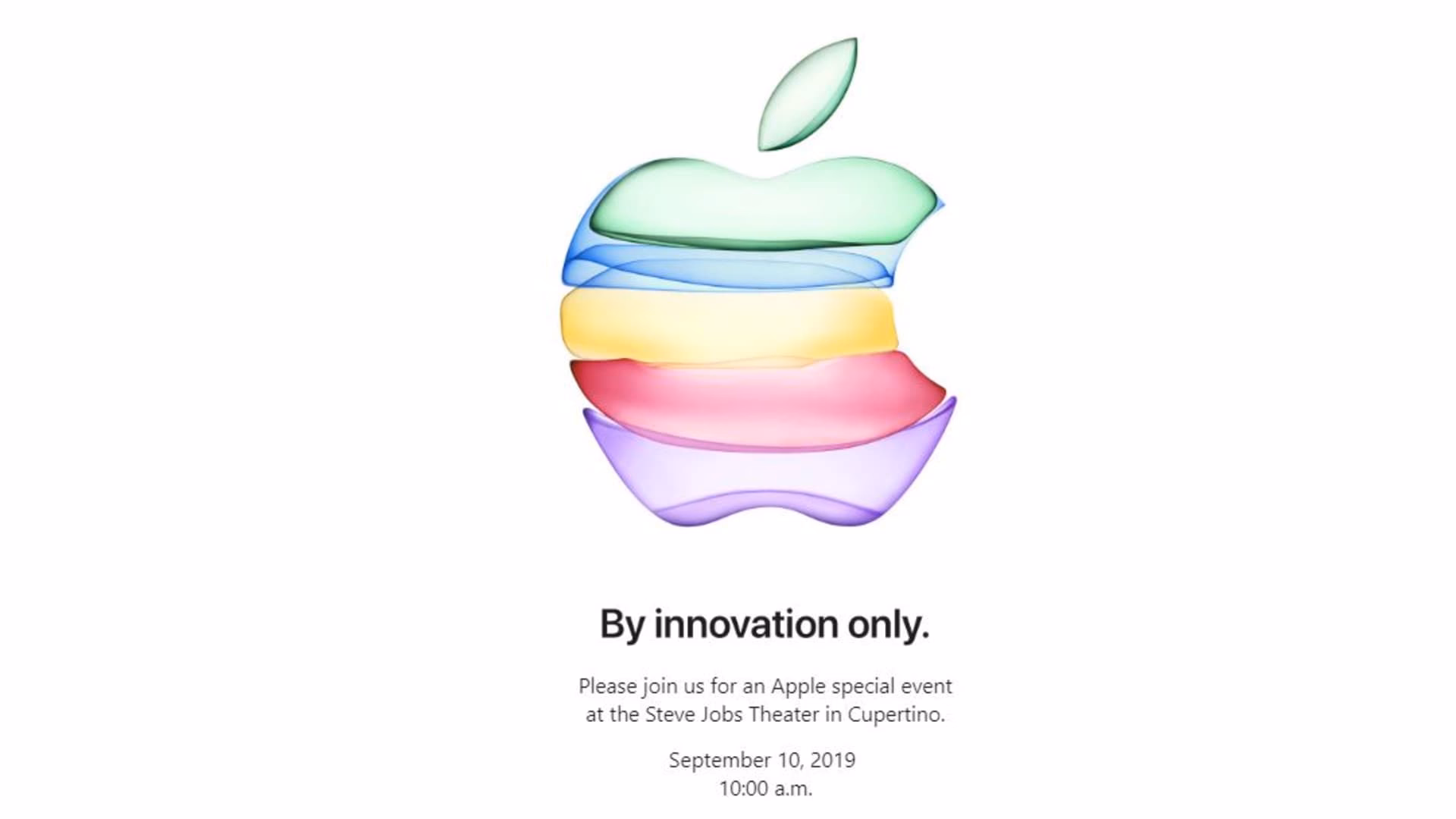 What happened at Apple's Fall 2019 hardware event?