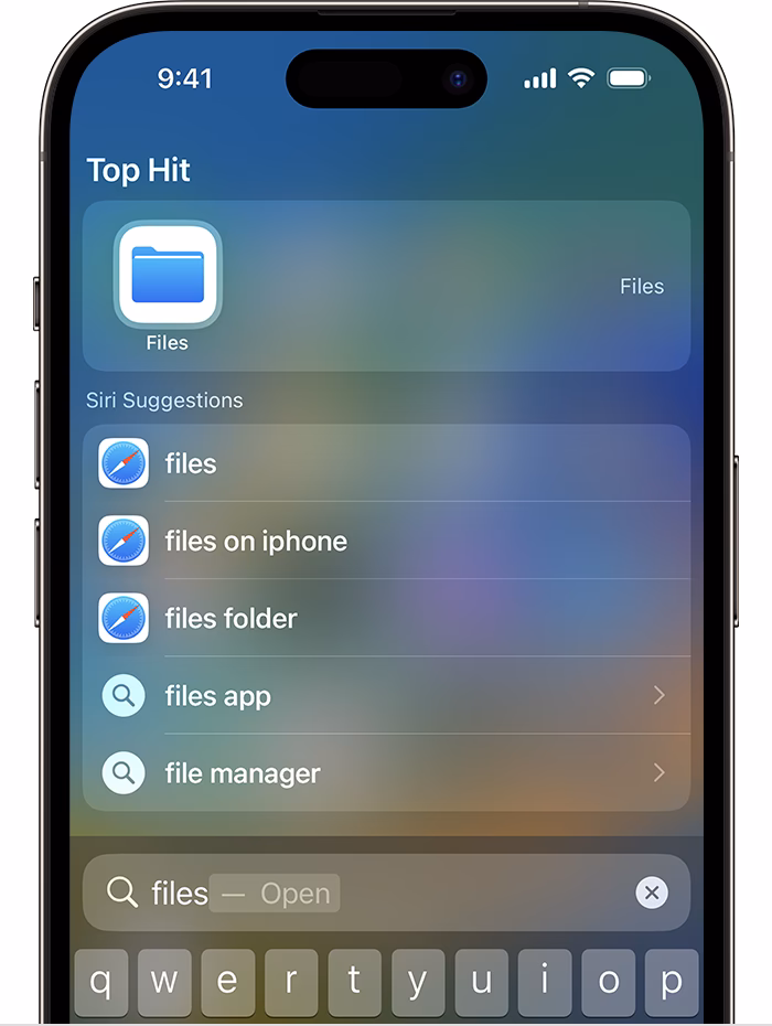 Is file manager available on iPhone & iPad?