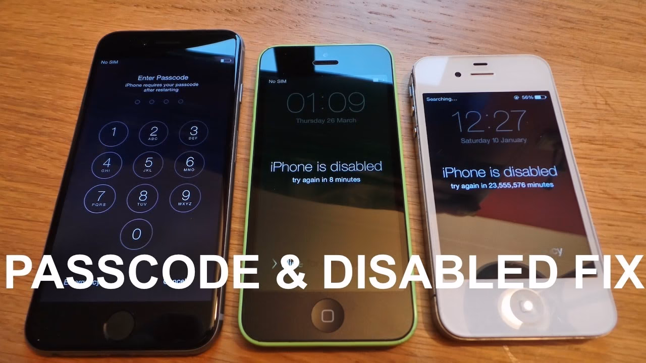 Why do iPhones get disabled?