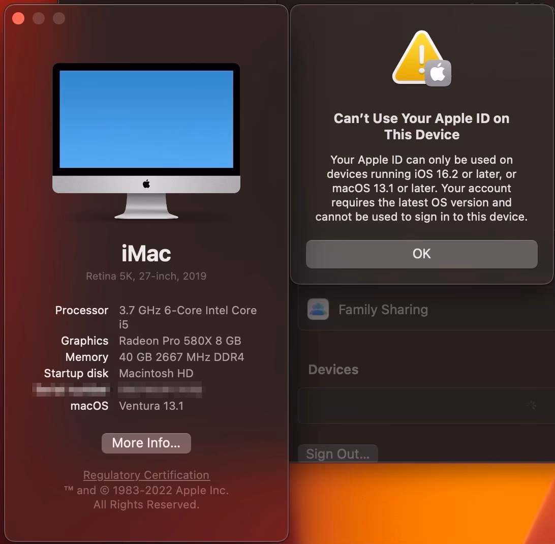 What if my Apple ID is not valid or not supported?