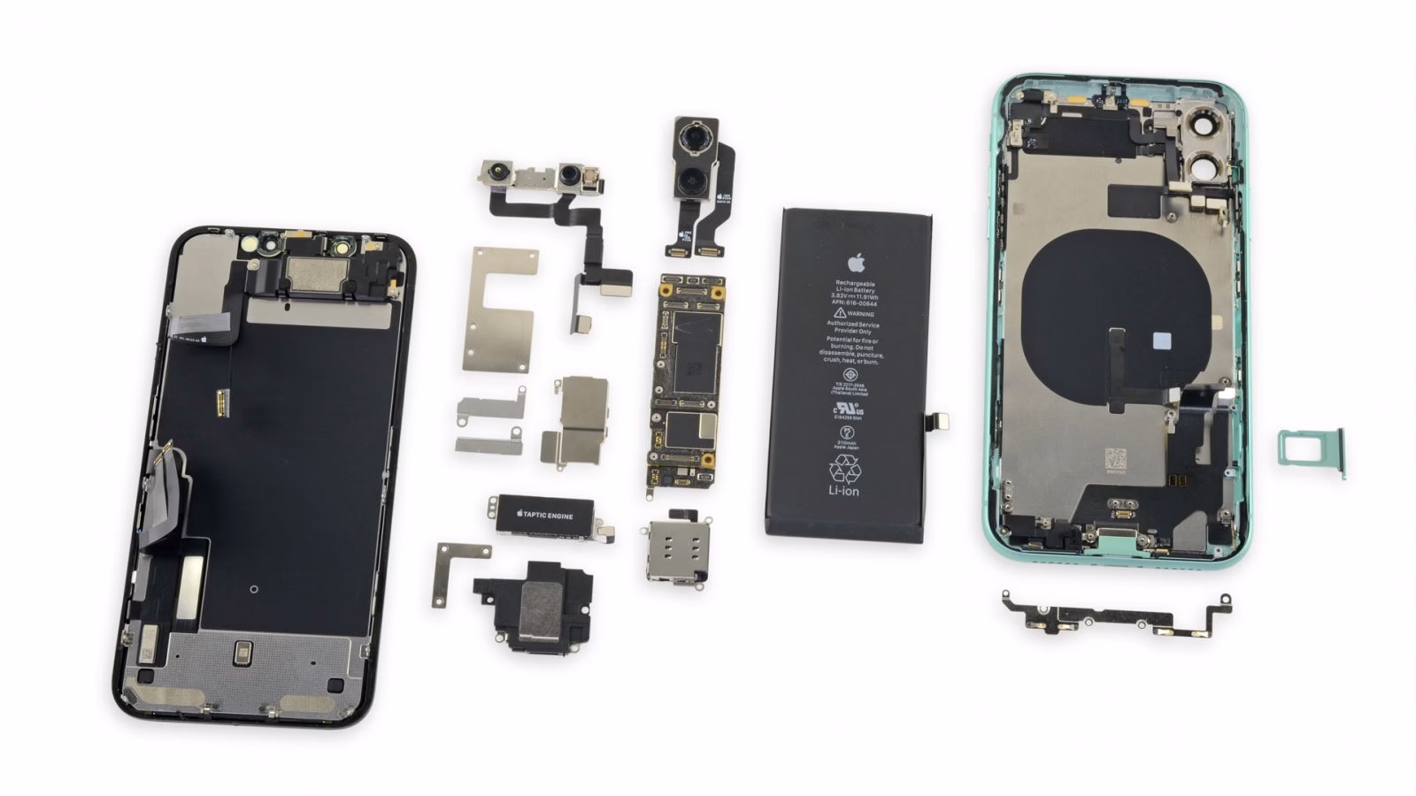 What are the components of iPhone 11?