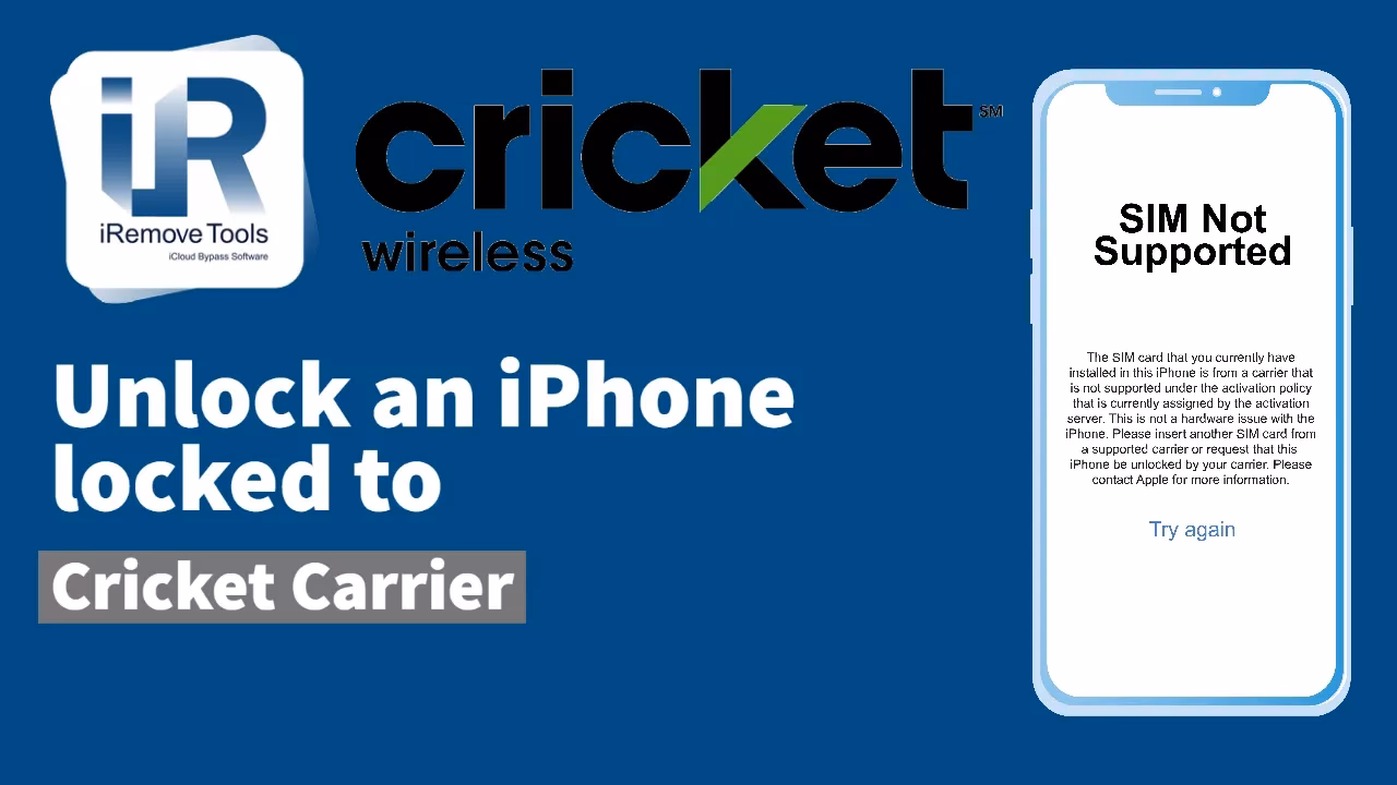 How to unlock iPhone 5S cricket?