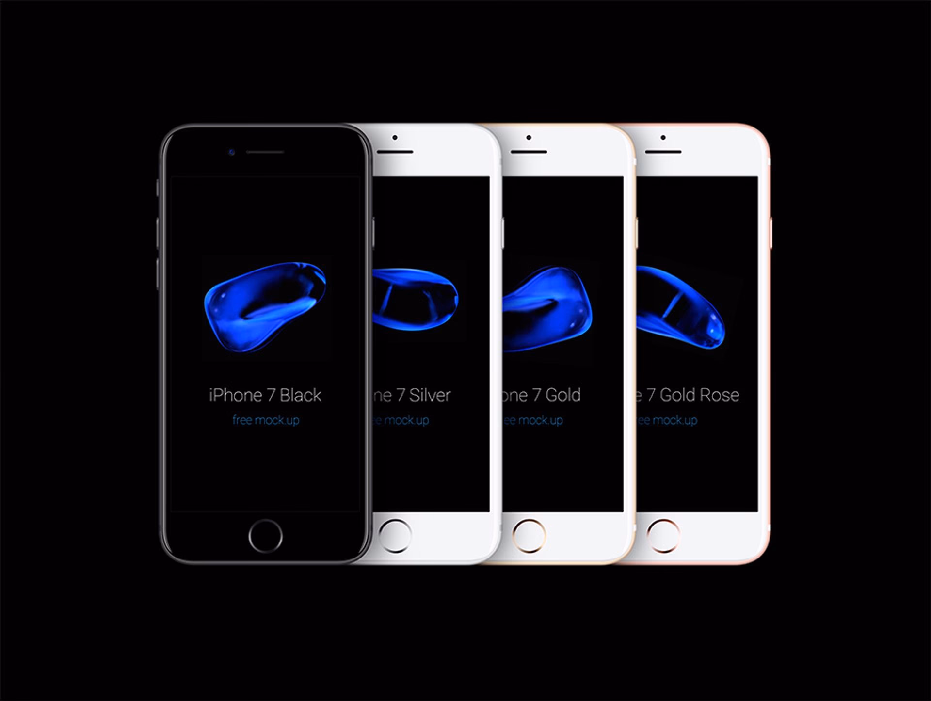 What are iPhone 7 mockups?