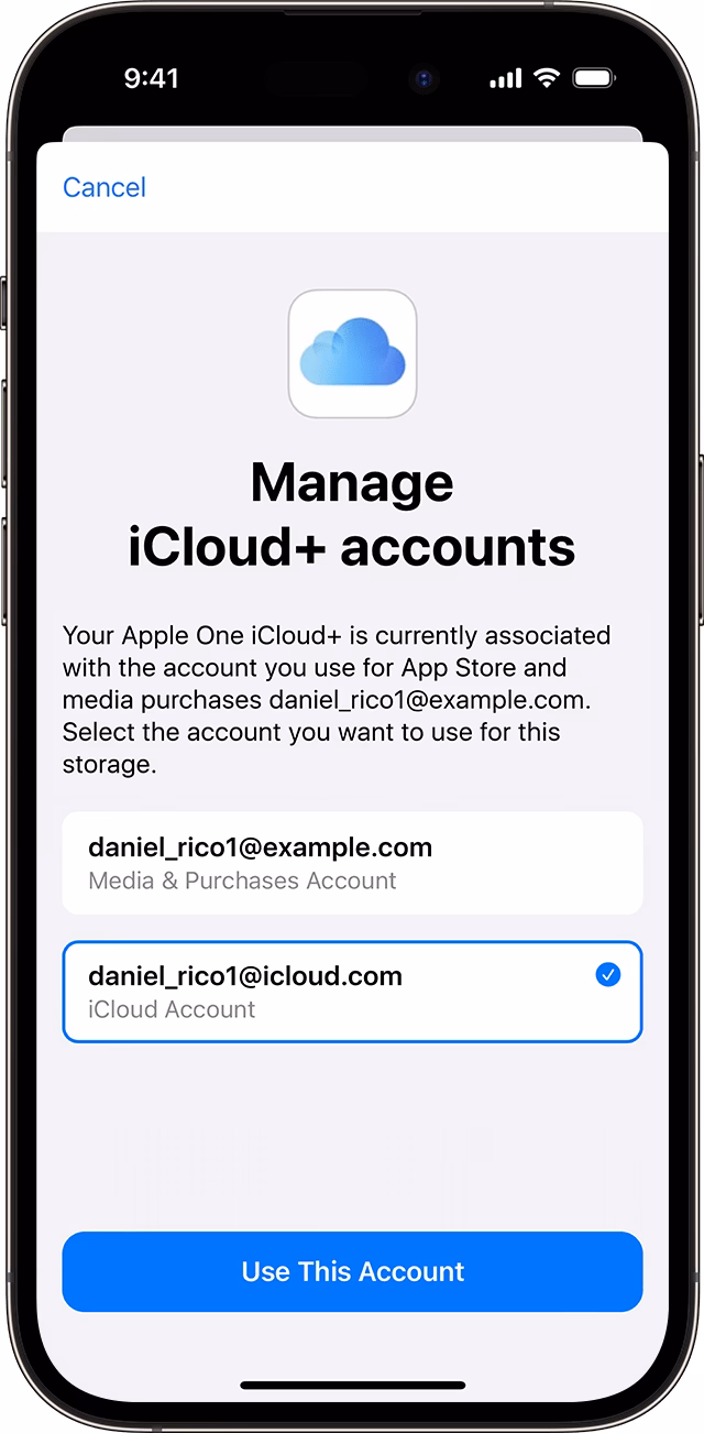 How do I access Apple services on my iPhone?