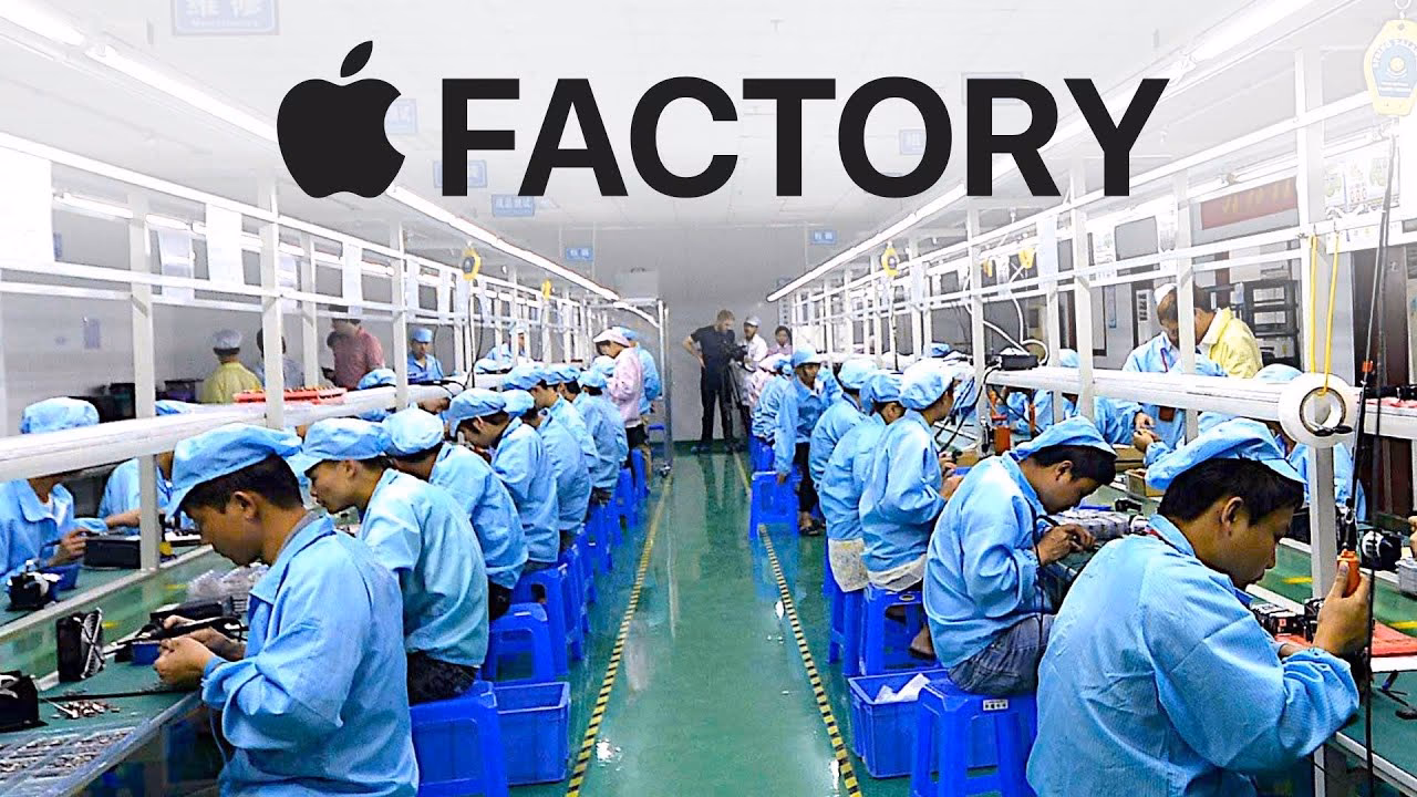 What are the stages of iPhone manufacturing?