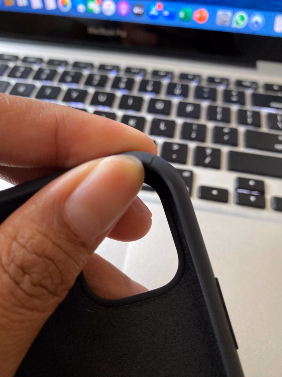 Why does my iPhone case have cracks?