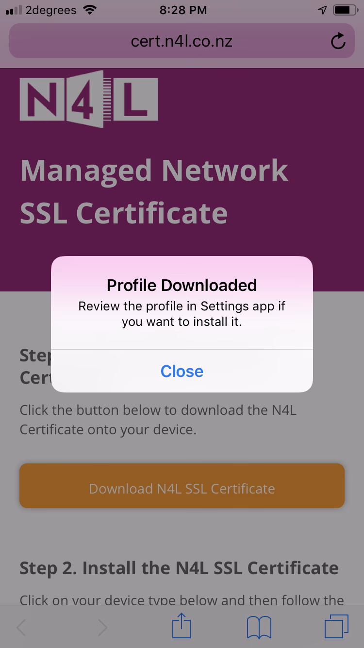 Can I manually Trust a certificate profile in iOS & iPadOS?