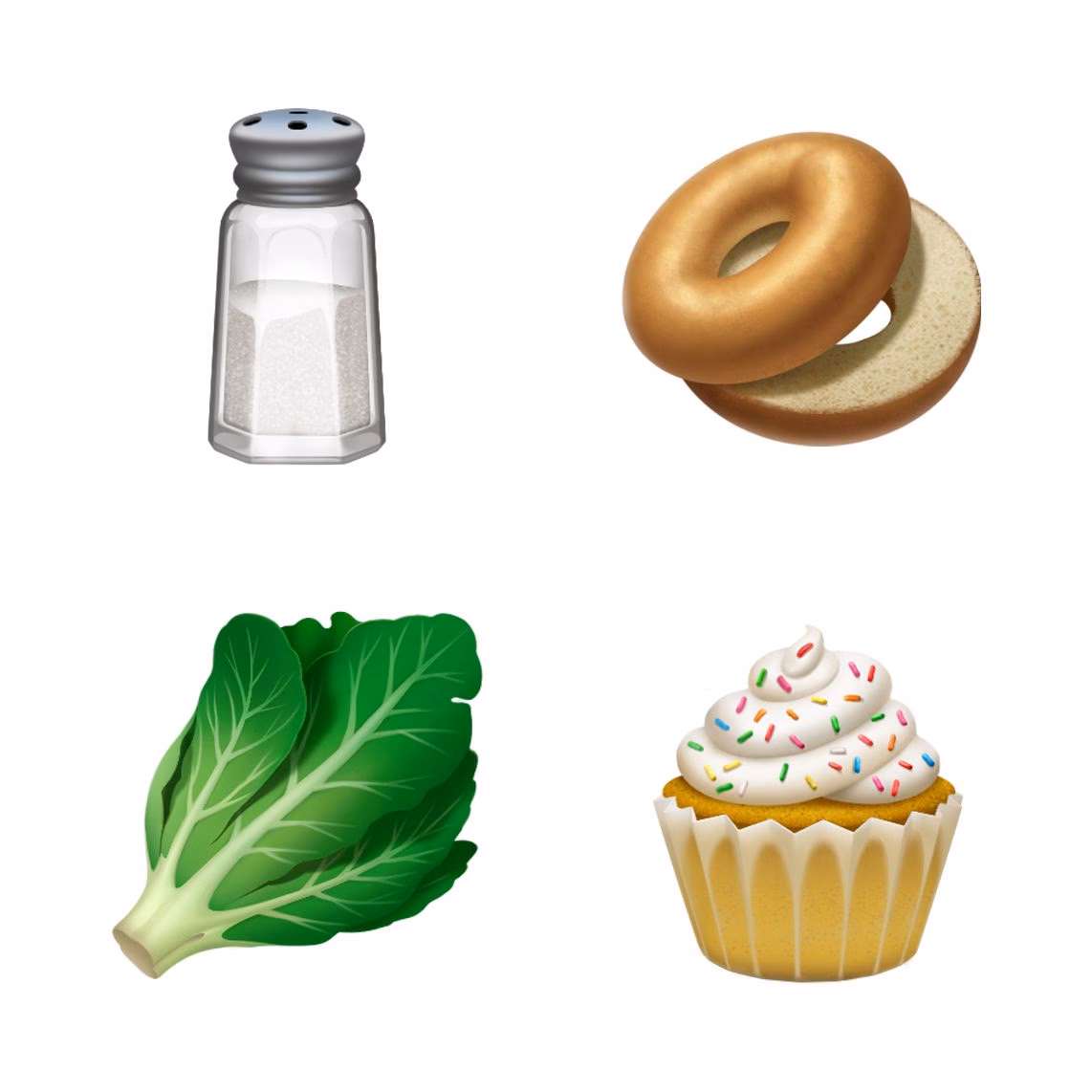 Which emojis are supported by Apple?