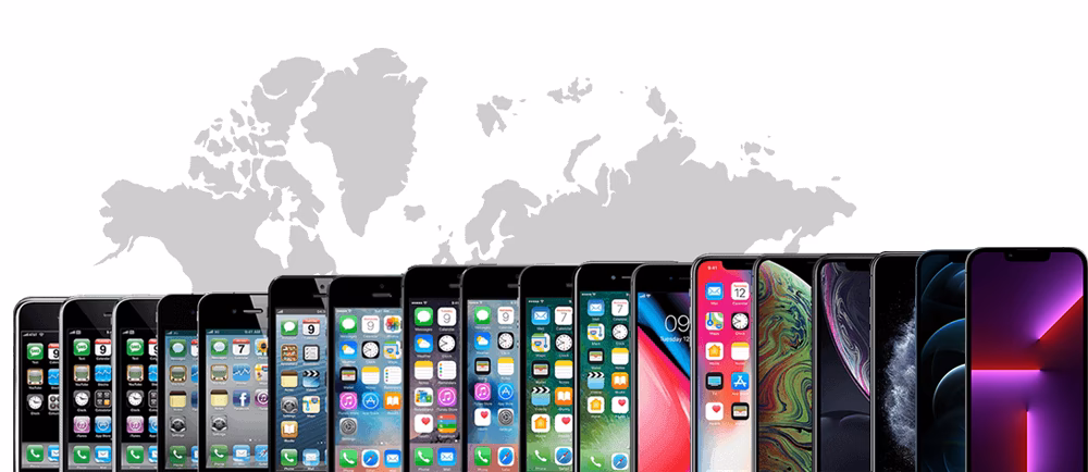What is the evolution of Apple's mobile phone?