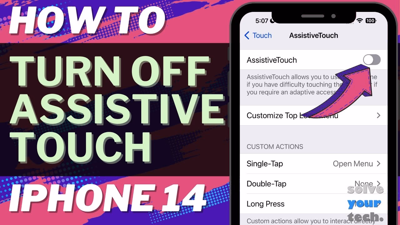 How to customize iPhone touch controls?
