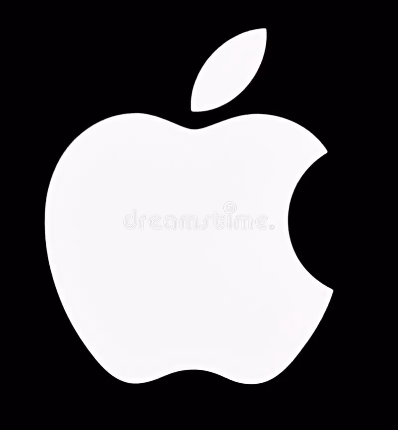 Who designed the Apple logo?