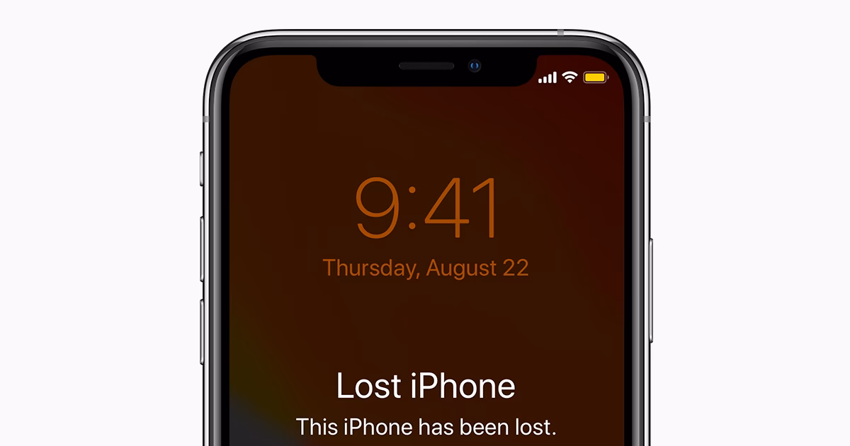 What is Apple's lost mode?
