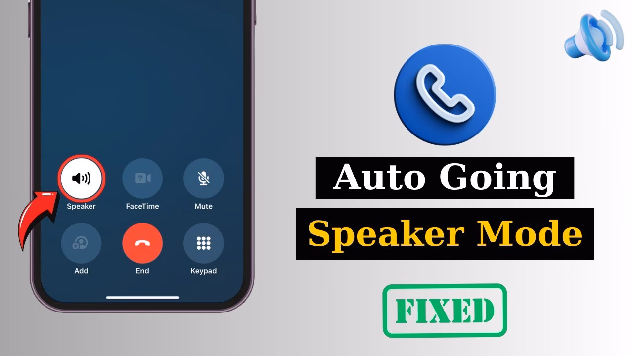 How do I set up a speakerphone on my iPhone?