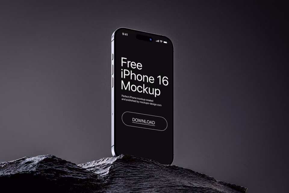 What iPhone mockups are available for free?