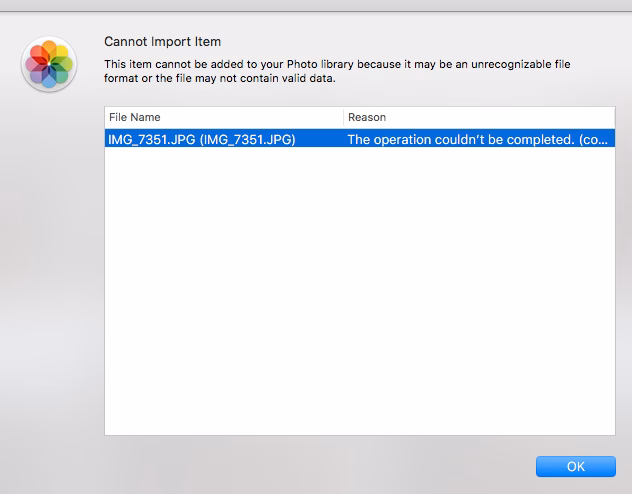 Why is my iPhone importing not working?
