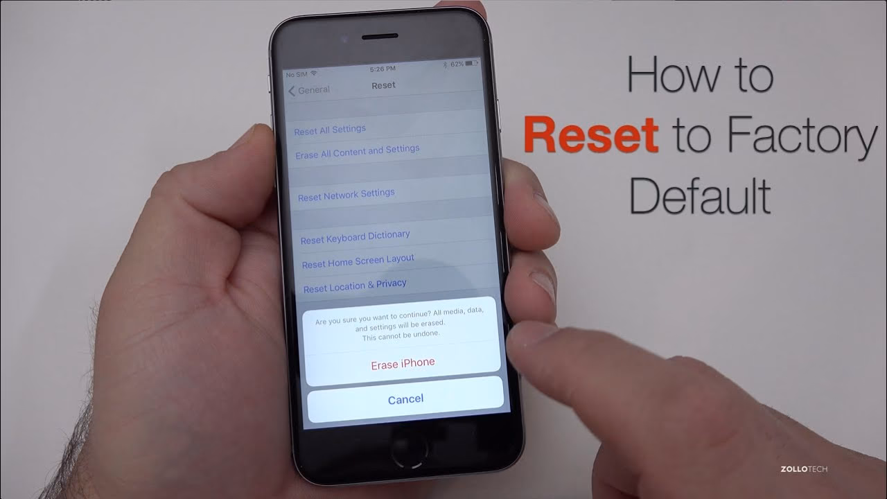 Should I factory reset my iPhone?