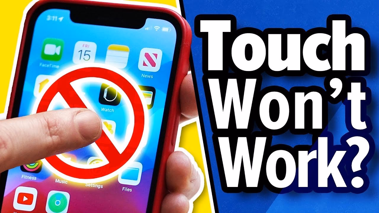 Why is my iPhone touchscreen not working?