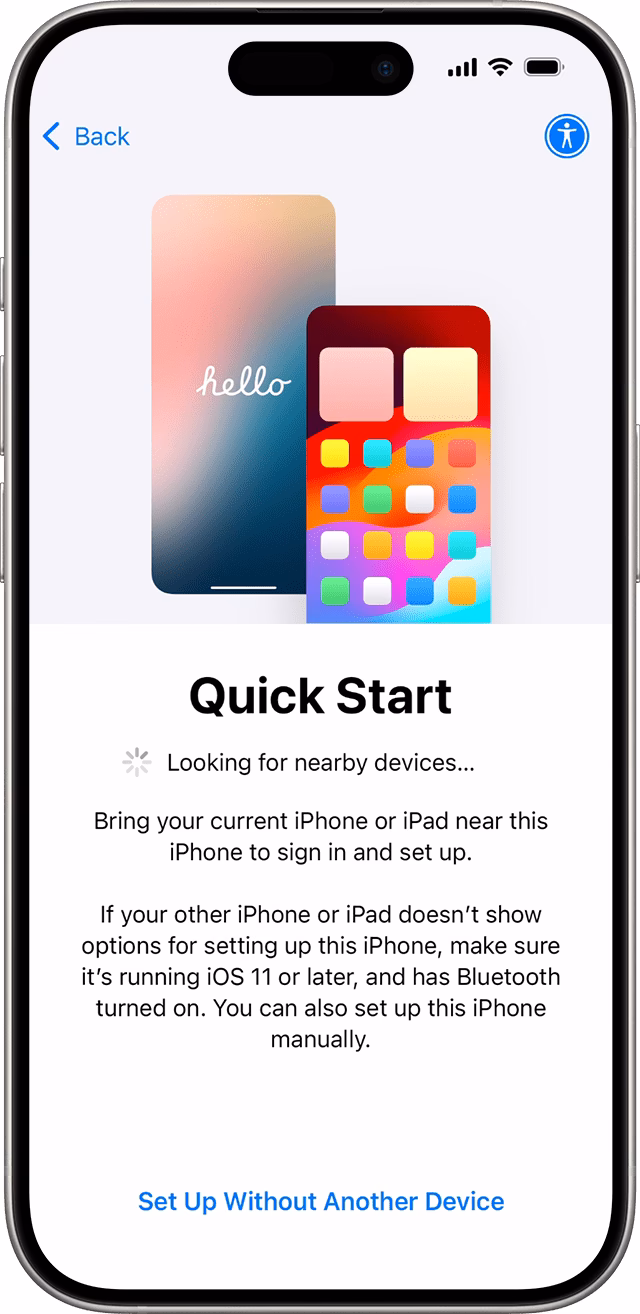 How do I connect my iPhone to my Android phone?