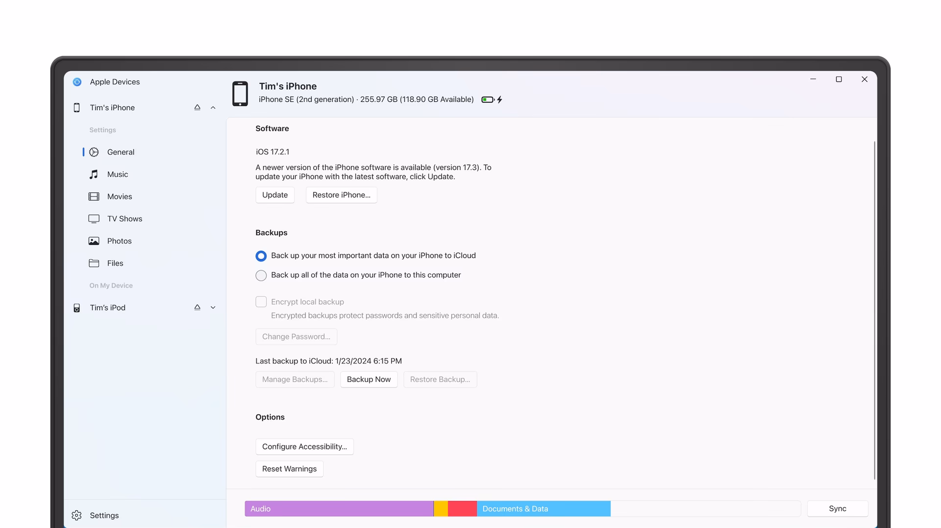 How do I update Apple software for Windows?
