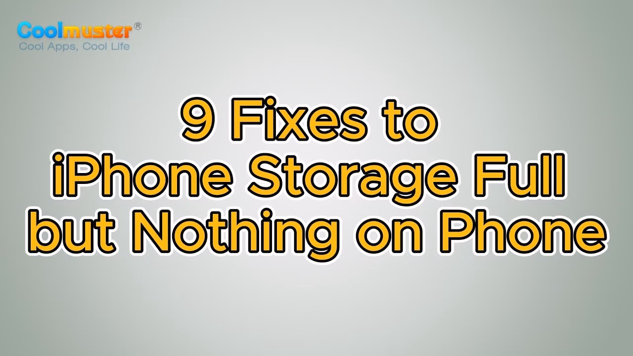 Is my iPhone full if I still have space on iCloud?