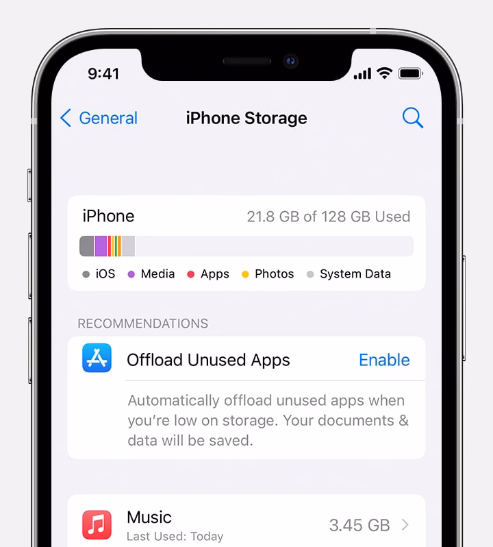 What happens if I'm Out of storage on my iPhone?