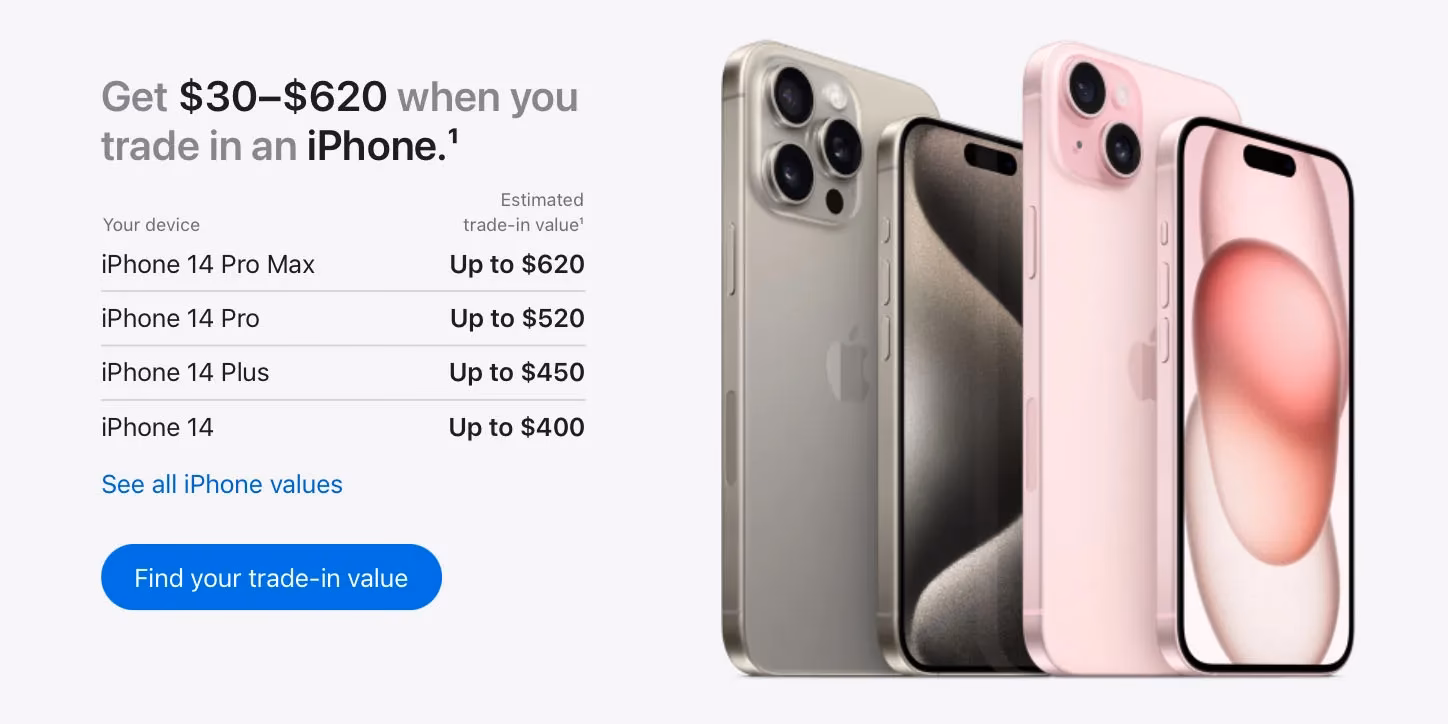 Does Apple offer a trade-in price?
