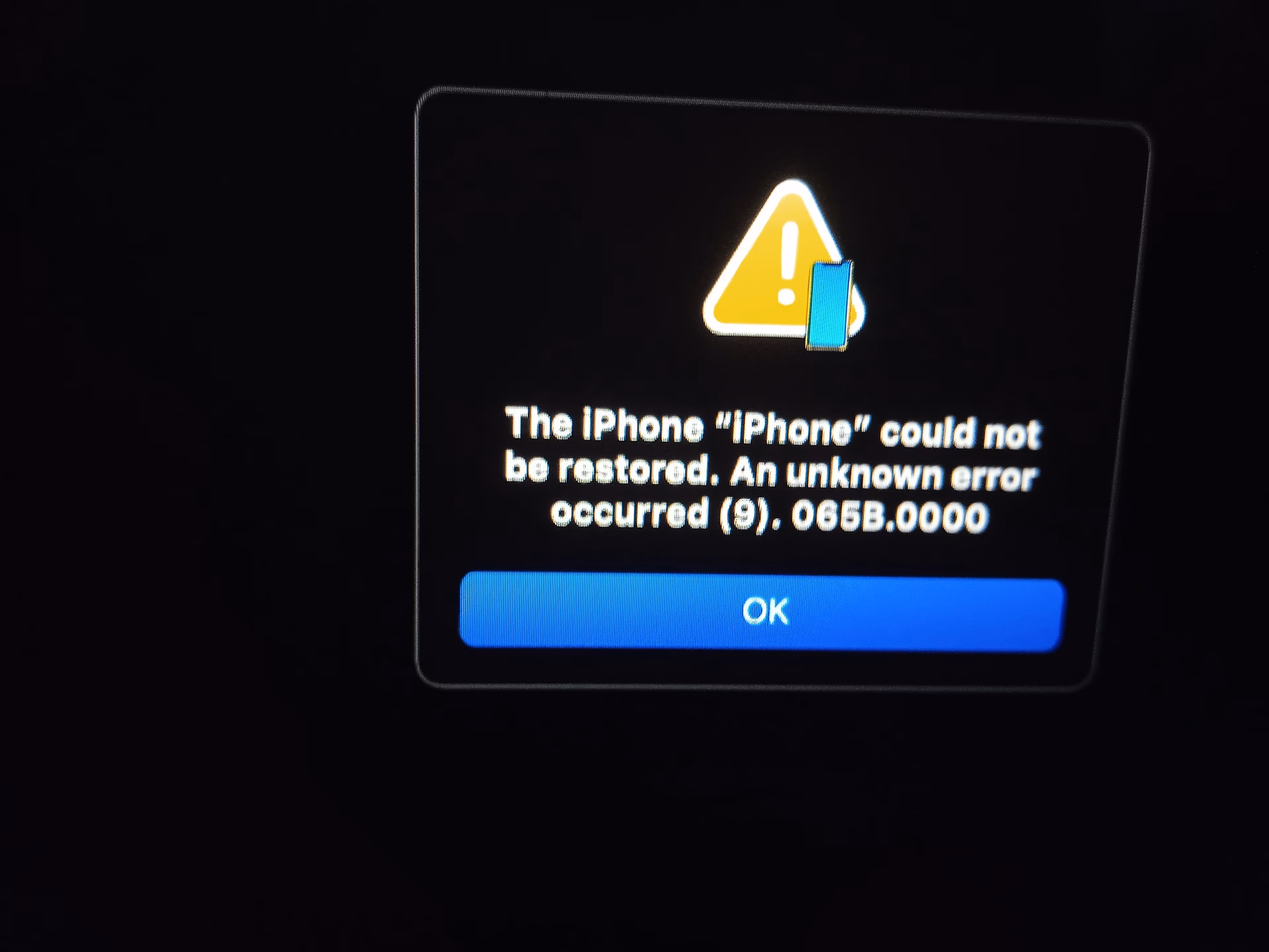 Why am I getting error 10 on my iOS device?