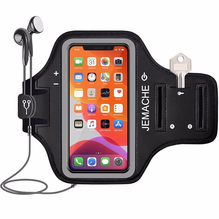 Can you wear an iPhone armband during a marathon?