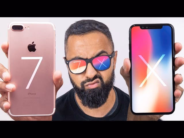 What is the difference between iPhone X and iPhone 7 Plus?