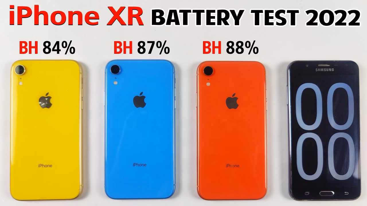 How much battery does the iPhone XR have?