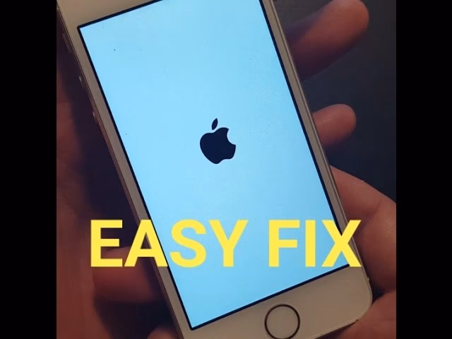 What does it mean when the Apple logo is black?