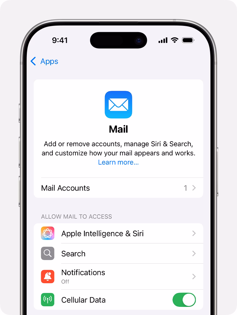 How to set up email on iPhone?