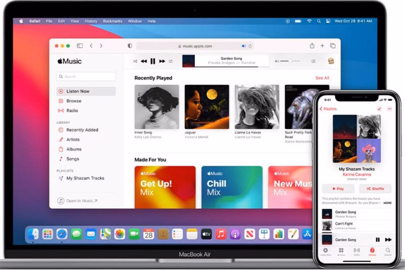 How do I get Apple Music on a new device?