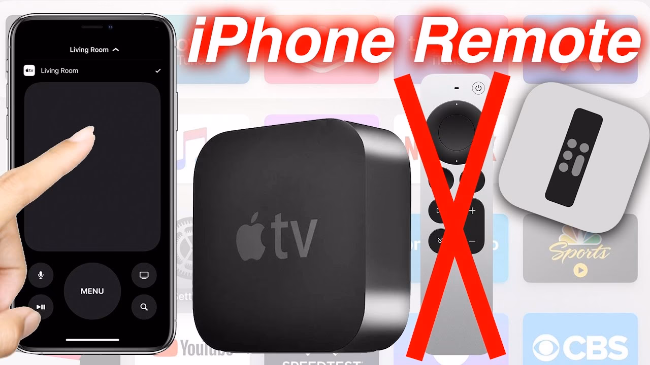 How to install Apple TV remote on iPhone X?