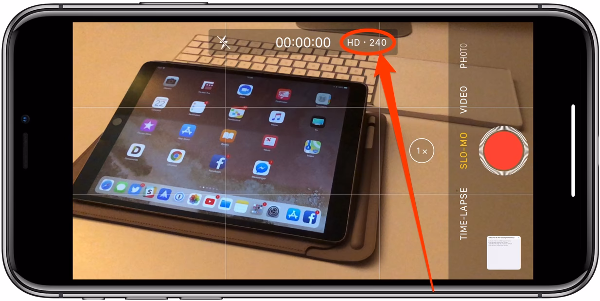 Does iPhone X have slow motion video recording?