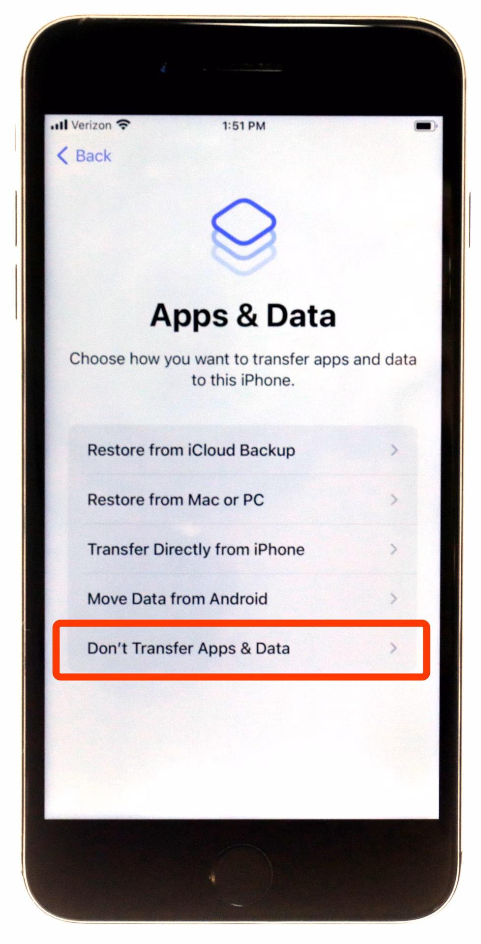How do I access data on my iPhone?