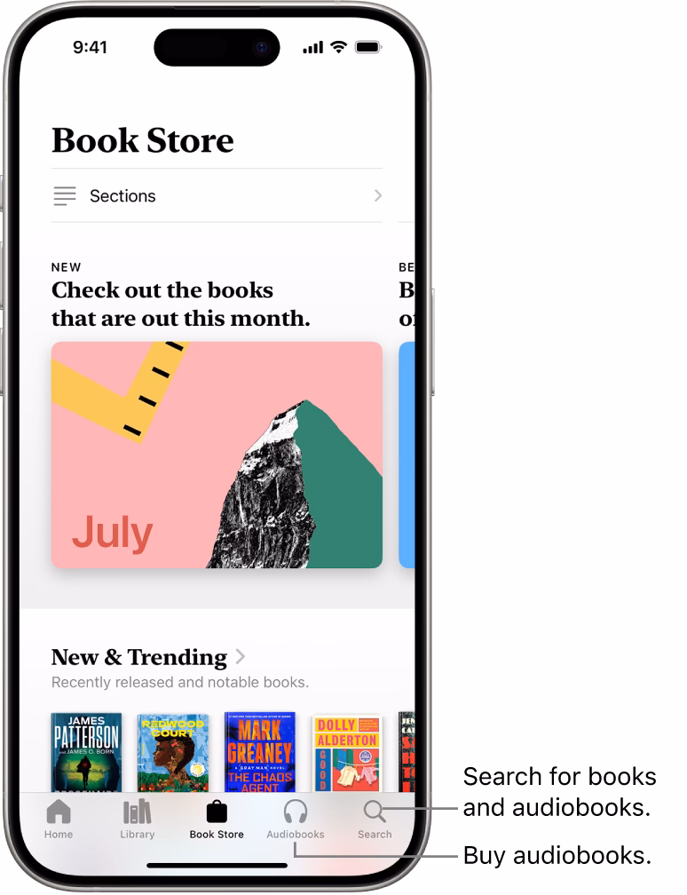 Is Apple Books a good app for listening to audiobooks?