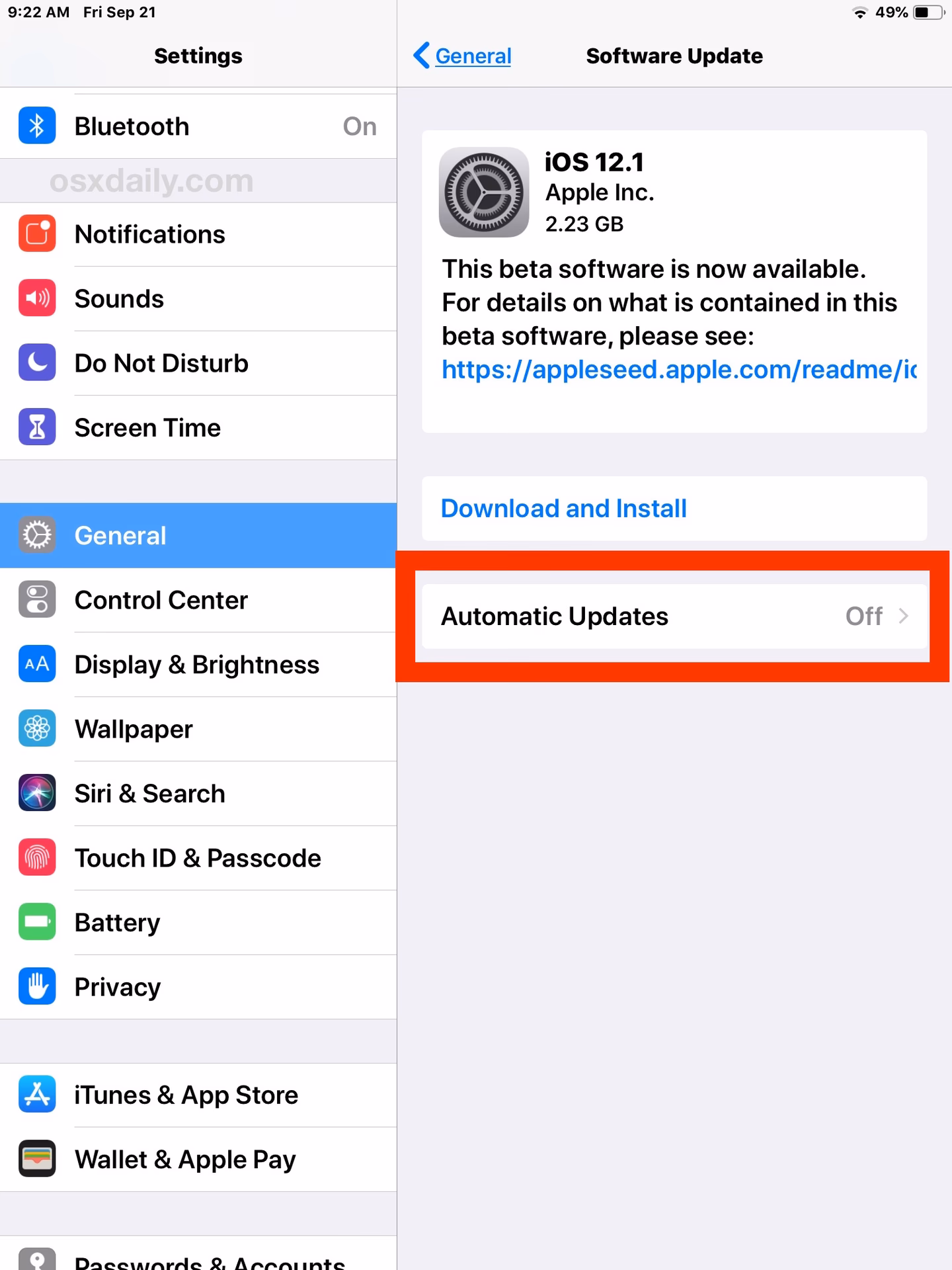 Why should I enable automatic app updates on my iPhone?